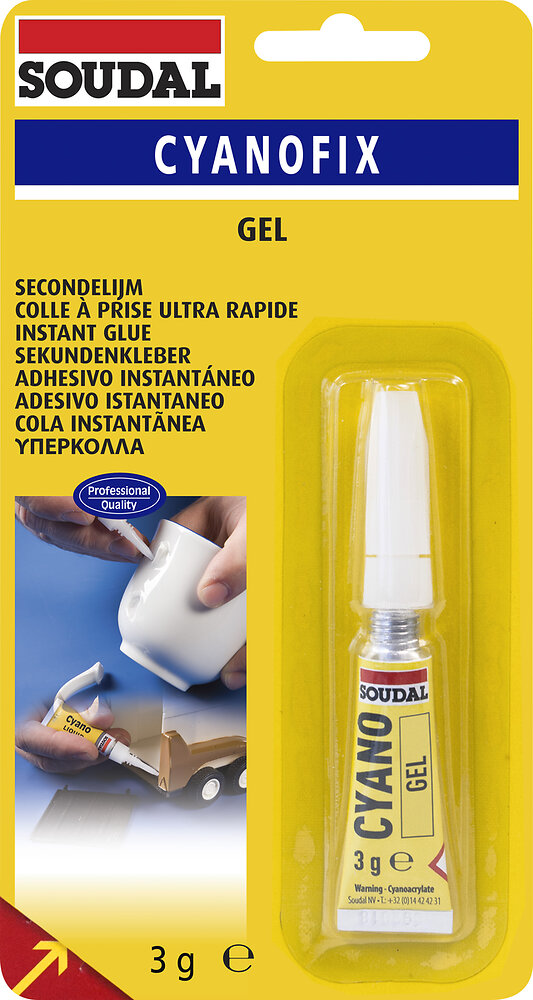 SOUDAL - Colle glue gel - large