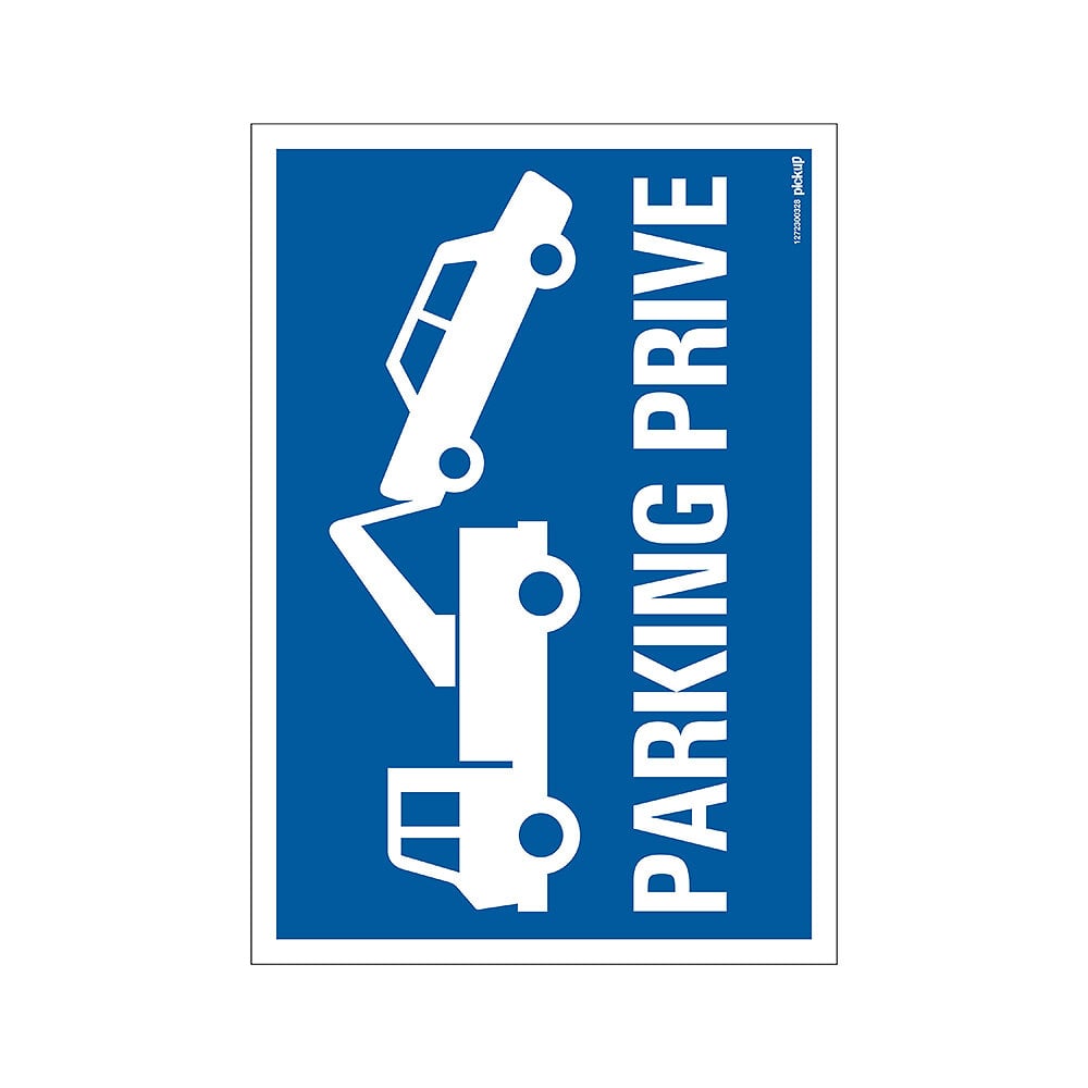 PICKUP - Panneau 23x33cm Parking privé - large