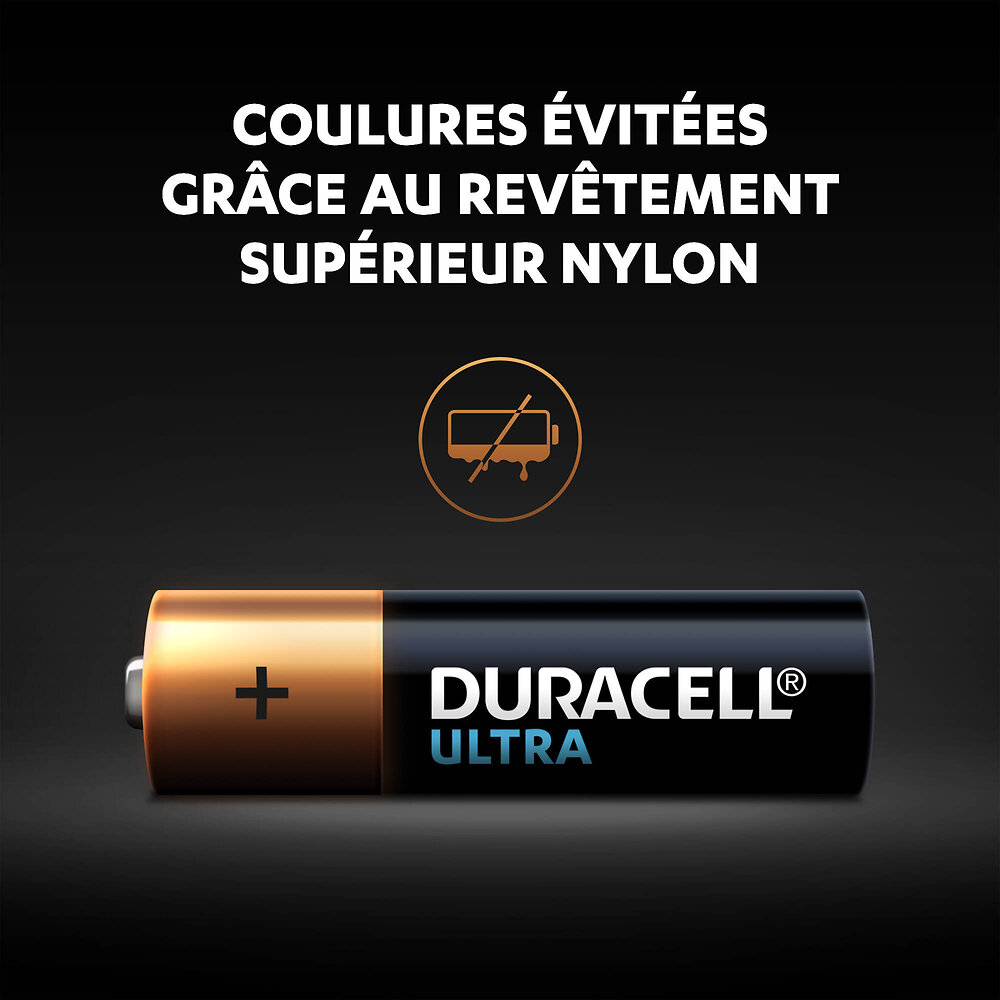 DURACELL - 6 Piles Alcalines ULTRA type AAA - LR03 - large