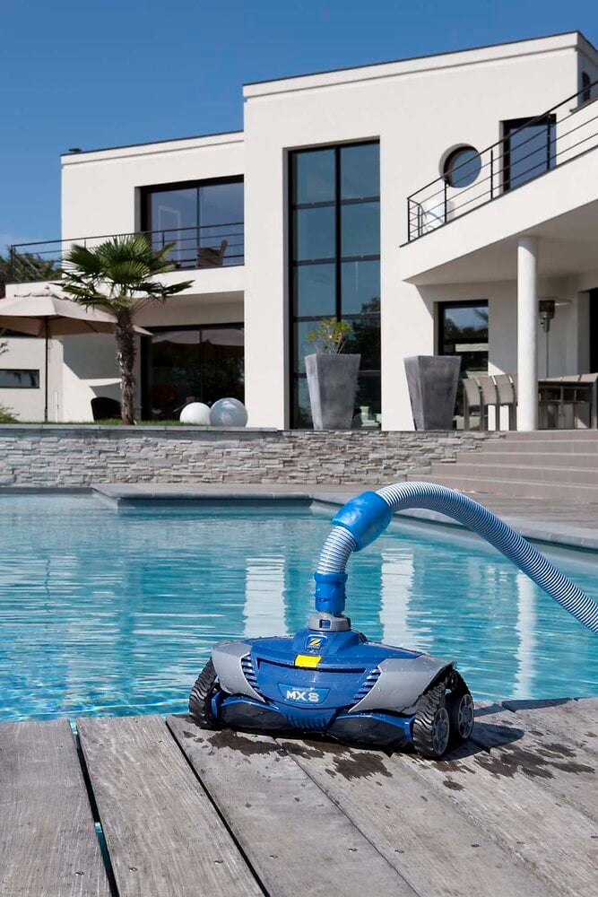- - Robot aspirateur fond et parois de piscines hors sol et enterrées - large