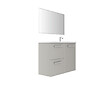 VIF - Meuble vasque droite - Sable  - L90xP35cm - vignette