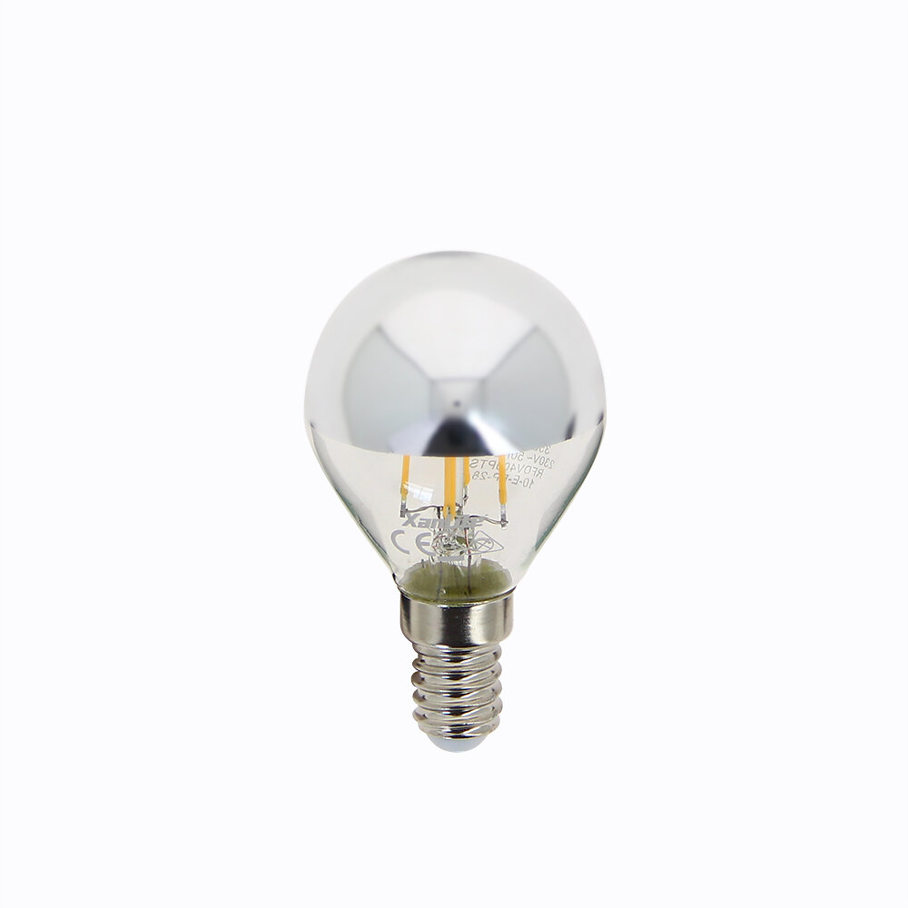 XANLITE - Ampoule led spherique P45 sylver top culot E14 3.8W 2600K - large