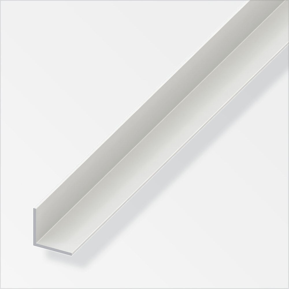 ALFER - Cornière égale PVC blanc 30x30mmx2m - large
