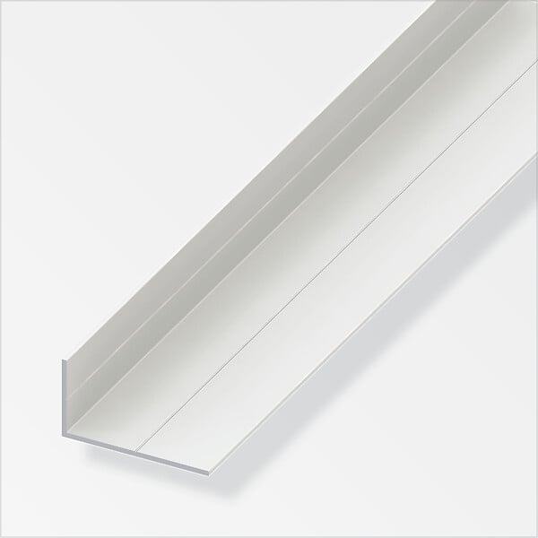 Cornière inégale PVC blanc 15.5x27.5mmx1m