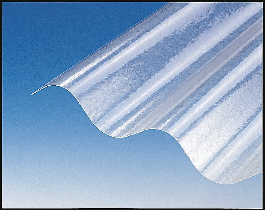 Plaque alvéolaire polycarbonate transparent 200 x 100 cm, ép.4 mm (vendue à  la plaque)
