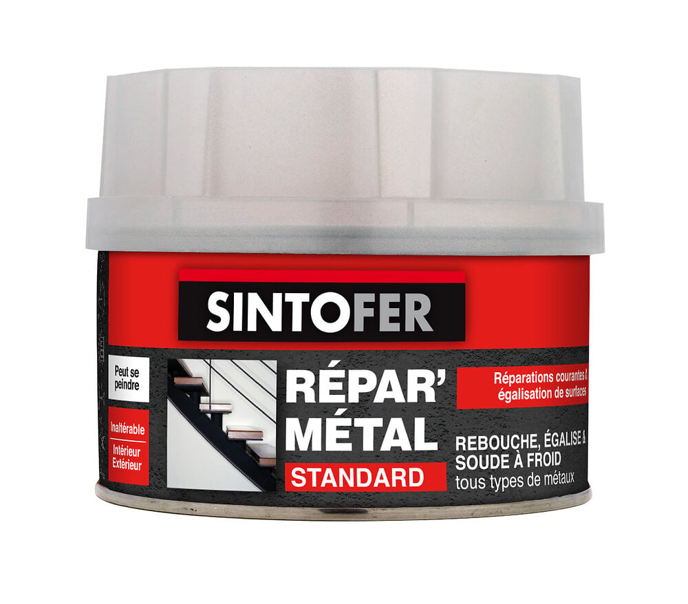 SINTO - Répare Métal Mastic Standard 300g - large