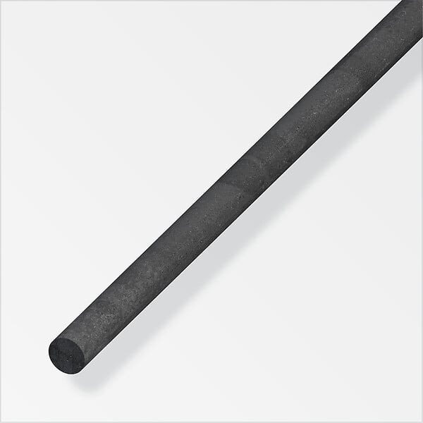 ALFER - Rond plein acier laminé à chaud gris diamètre 6mmx2m - large