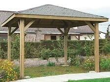 SOLID Pavillon modulable S7715 4.37x4.37m