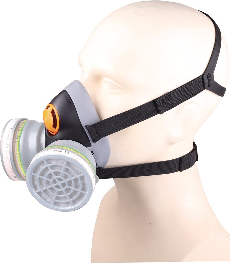 DELTA PLUS - 1/2 masque respiratoire. Ref M6400EGT DELTA PLUS - large