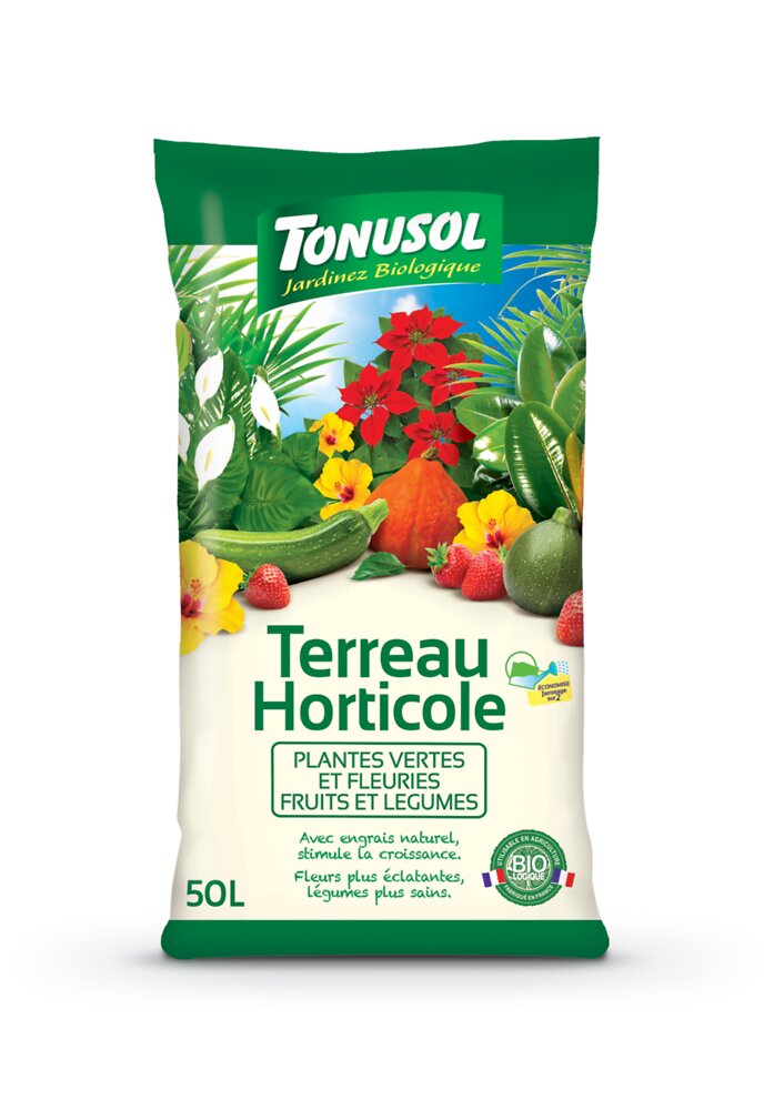 TONUSOL - Terreau horticole bio 50L - large