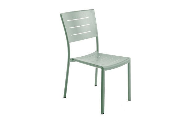 ESS.GREEN - Chaise en aluminium Inari romarin - large
