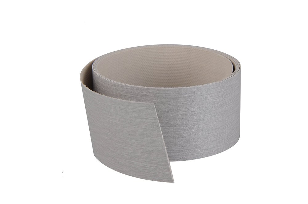 Chant stratifié thermocollant 42mmx1.32ml alu/alu pvc Bricorama