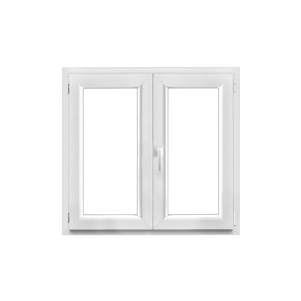 QUADROFORM - Fenêtre pvc blanc 2 vantaux ob dte 95x120 - large
