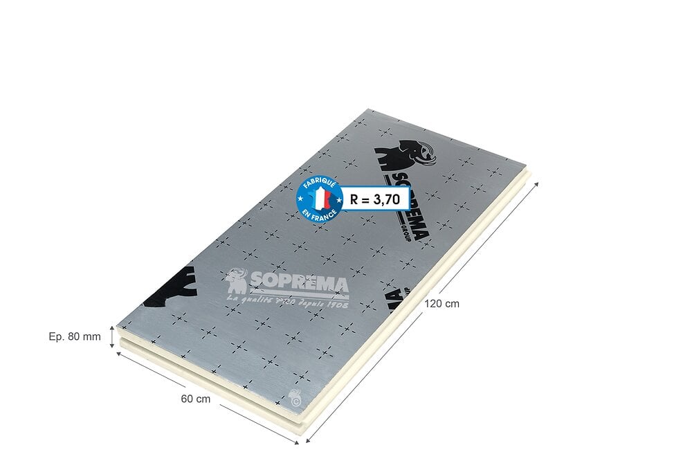 Kit isolant thermoréflecteur mince pour porte garage SOPREMA® 10x0,6m, 1505570, Matériaux et Gros oeuvre