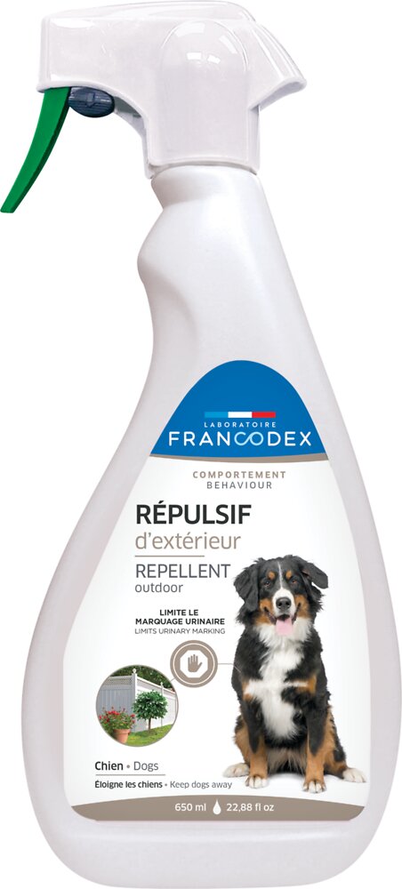 FRANCODEX - Répulsif extérieur chien 650ml - large
