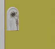 P.HENRY - Vestiaire 1 colonne - 2 cases - Gris perle et anis - vignette