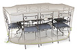 - - Housse table rectangulaire + chaises 8/10 personnes cover air - vignette