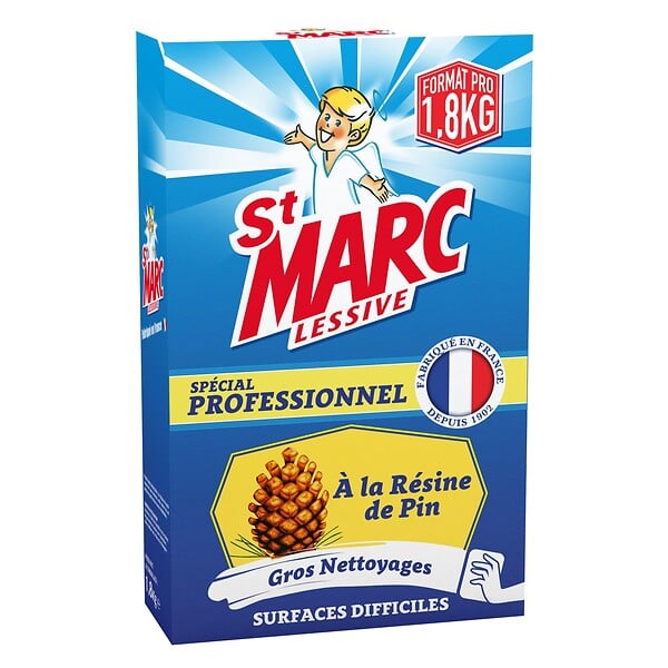 Lessive Multi-Usages À La Résine De Pin ST MARC : le paquet de 1,6 kg à  Prix Carrefour