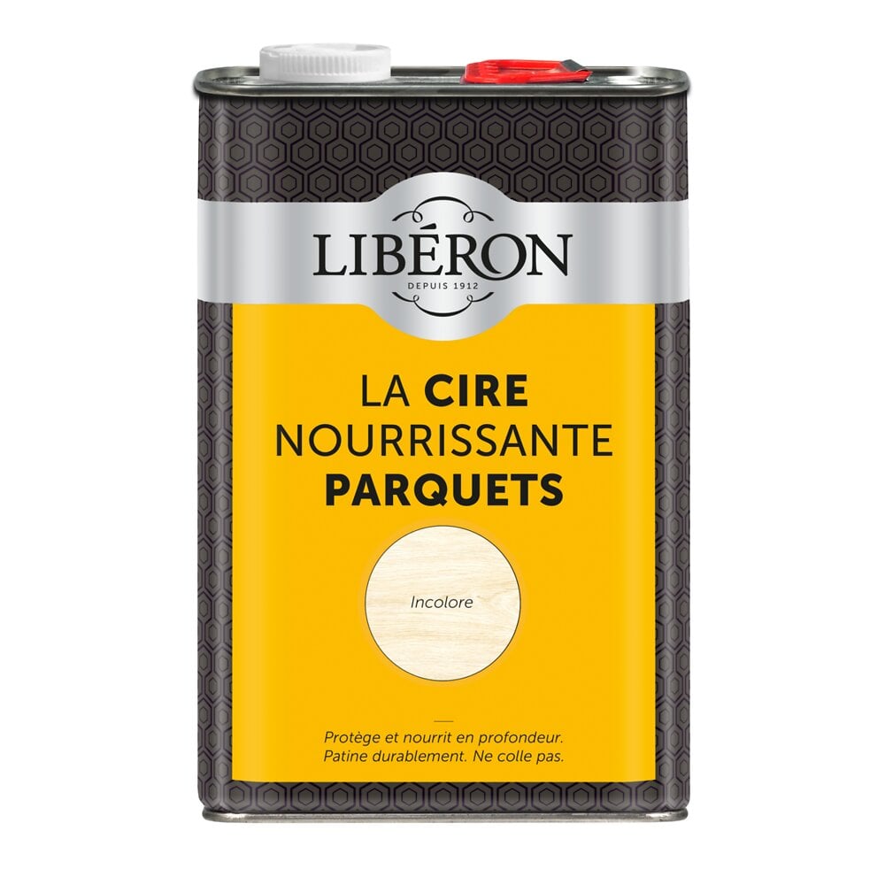 LIBERON - Cire bois incolore pour parquet - 5L - large