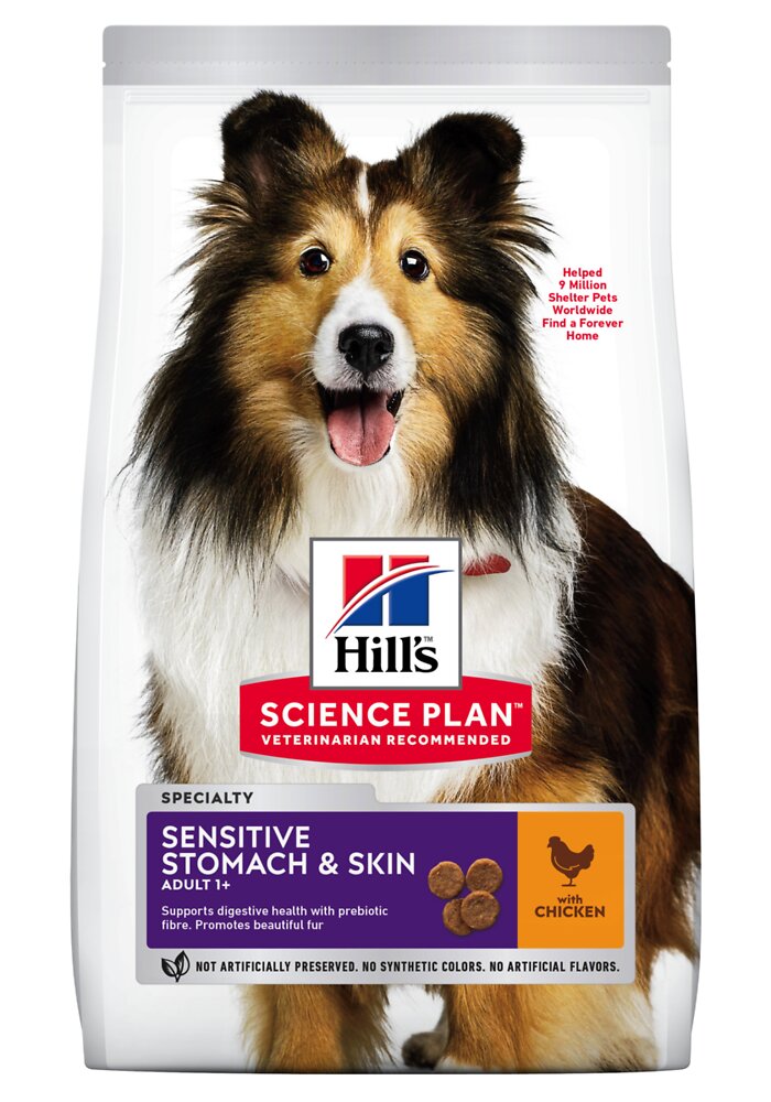 HILLS - Aliment chien Canine Sensitive Medium Poulet 2.5kg - large