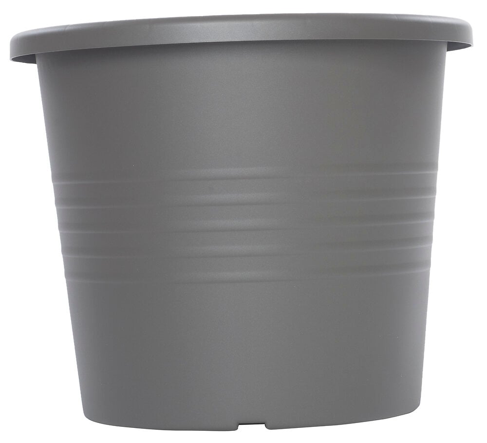 Pot Ronda diamètre 20cm hauteur 17cm coloris gris - large
