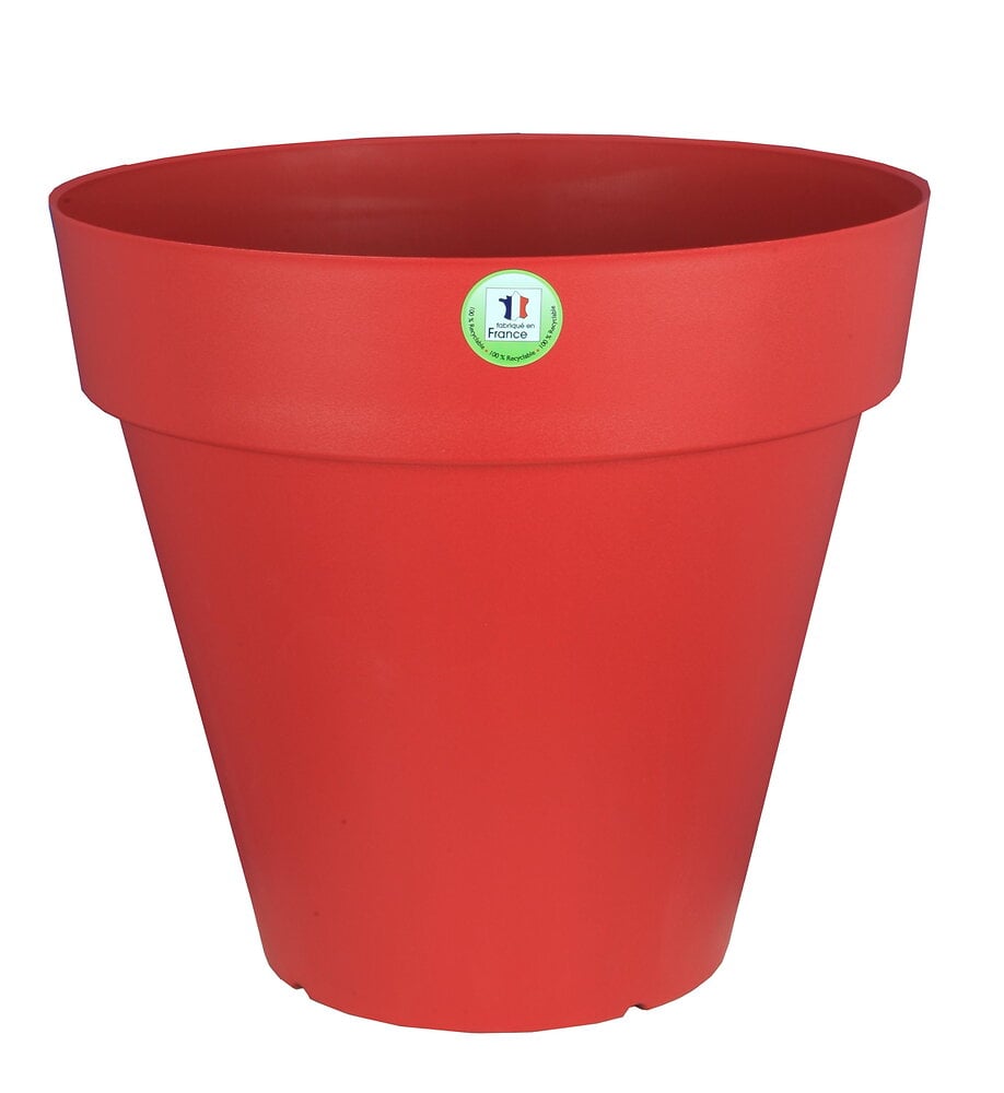 RIVIERA - Pot de fleurs Soleilla diamètre 15cm rouge - large