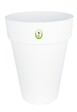 RIVIERA - Pot de fleurs Soleilla hauteur 66cm diamètre 50cm blanc - vignette