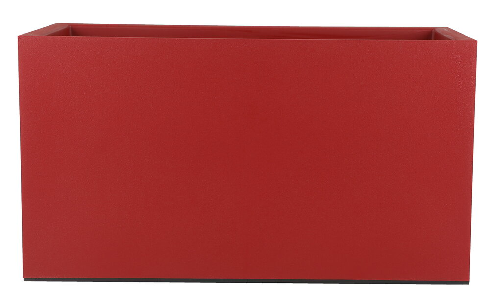 - - Bac rectangulaire rouge 80x40cm - large