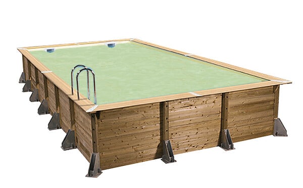 UBBINK PIS - Piscine Linéa - Liner beige - Rectangulaire - L800xH140xP500cm - large