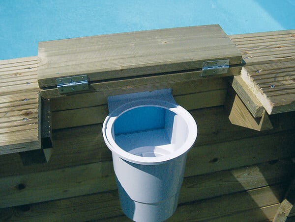 UBBINK PIS - Piscine Océa - Enterrable - Liner Gris - D430xH120cm - large