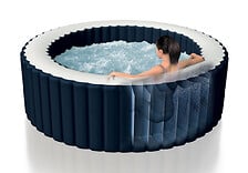 INTEX Spa gonflable PureSpa Navy - 6 places - Rond - D216xH71cm