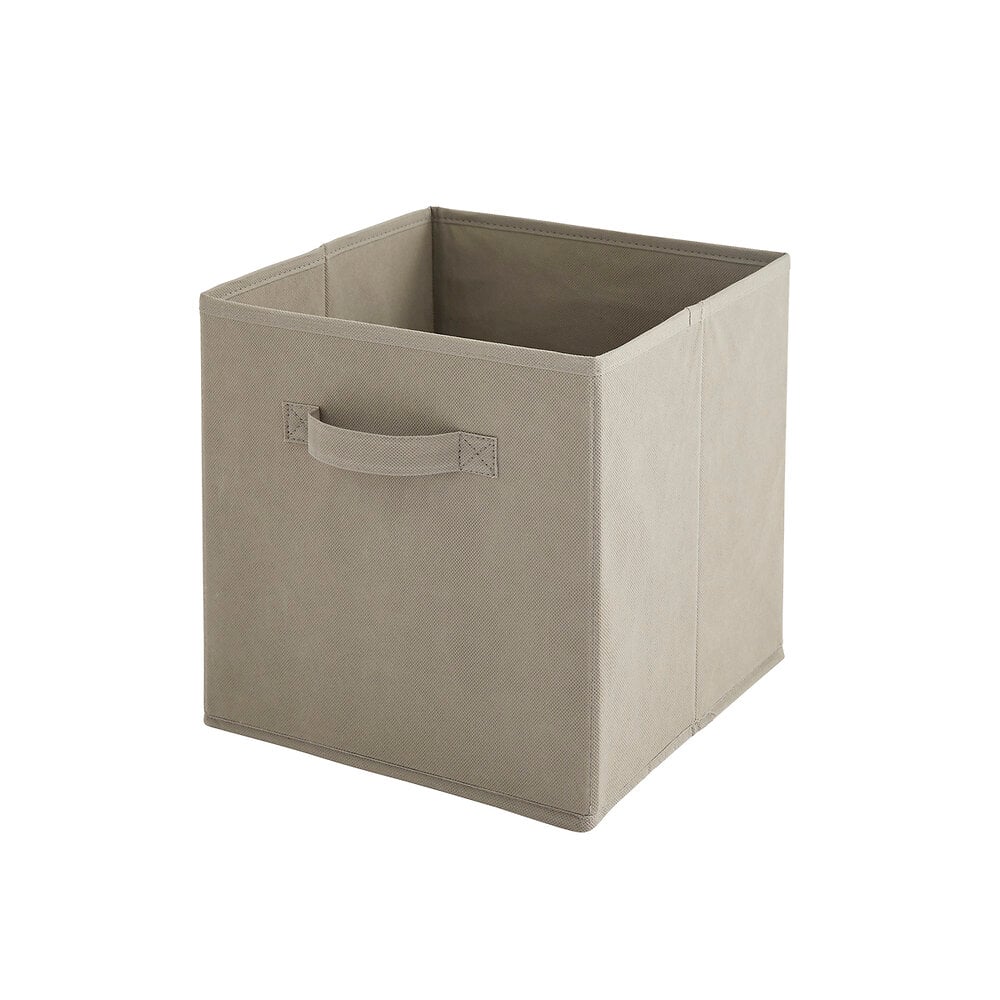 BOX&BEYOND - Panier intissé M taupe - large