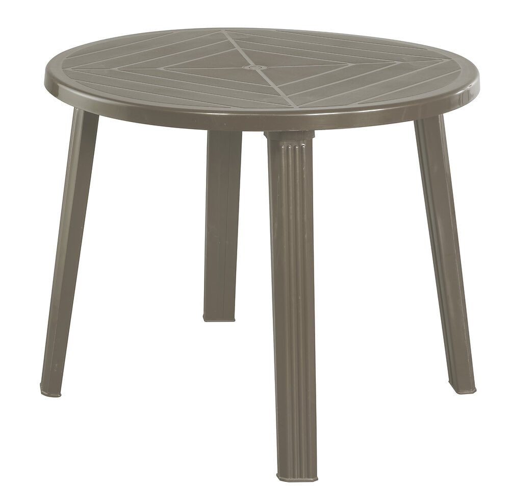 TABLE RONDE GIOVE TAUPE - large