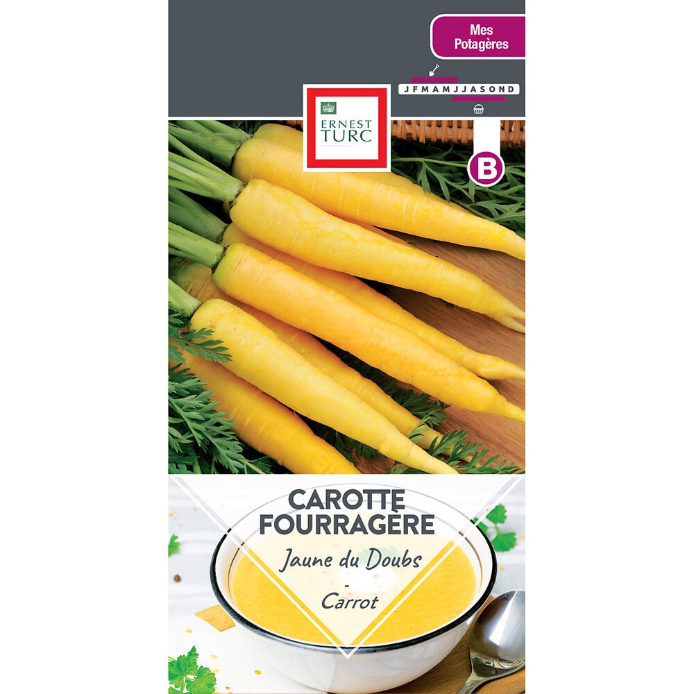 Carotte fourragere jaune du doubs