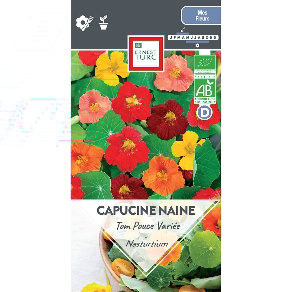 Capucine+naine+tom+pouce+varie+bio