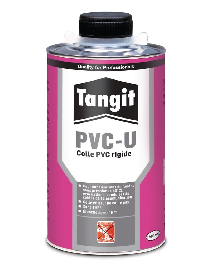 TANGIT - Colle PVC Rigide Non Potable Avec Pinceau 1kg - large