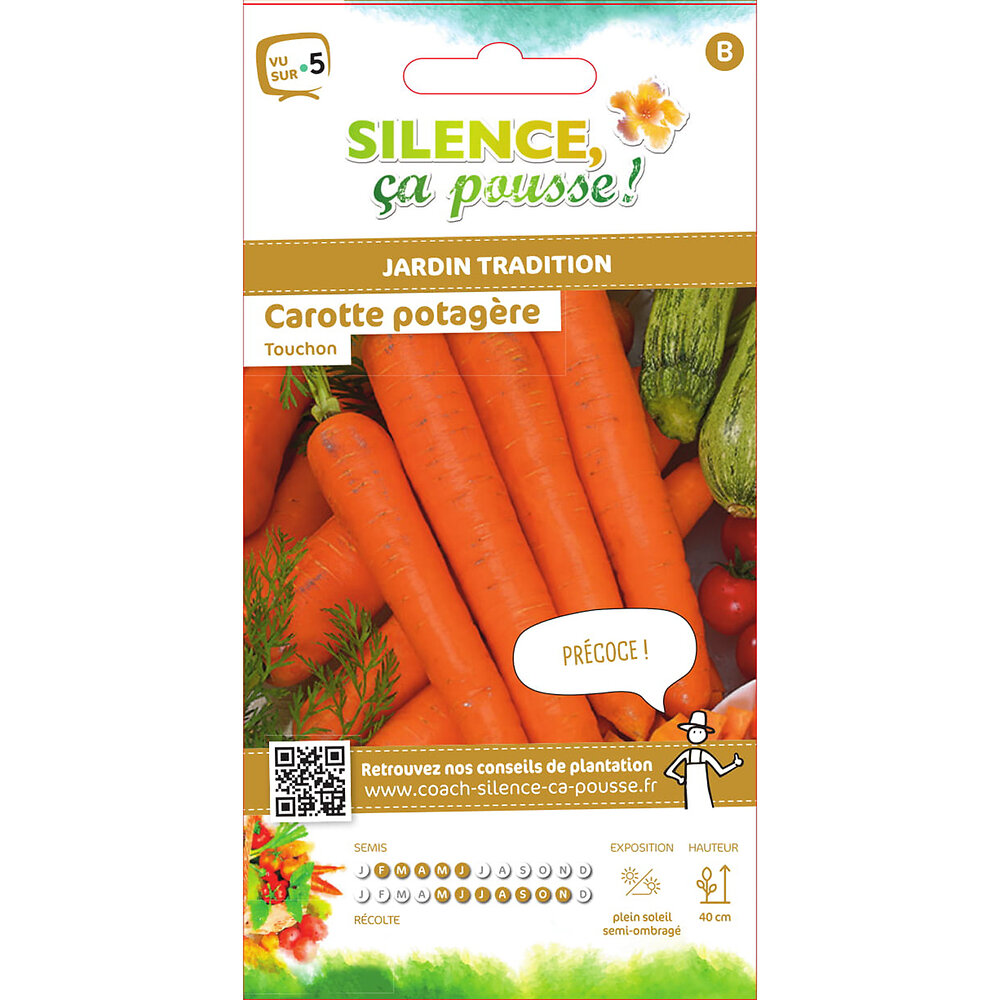SCPS - Semences de carotte potagère touchon 5g - large