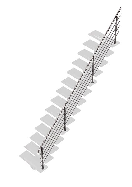 Profil d'escalier-protection de bord fabriqué d'aluminium 32511-100cm,  20x40mm, argent * antidérapant * robuste * montage [349] - Cdiscount  Bricolage