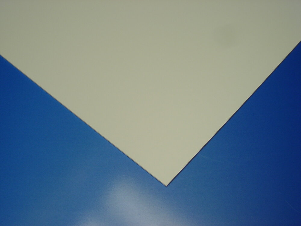 MULTICEL - Plaque PVC expansé blanc 3mm 1x1m - large