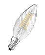 OSRAM - Ampoule LED retrofit filament flamme tors 4W=40 . Culot E14  OSRAM - vignette