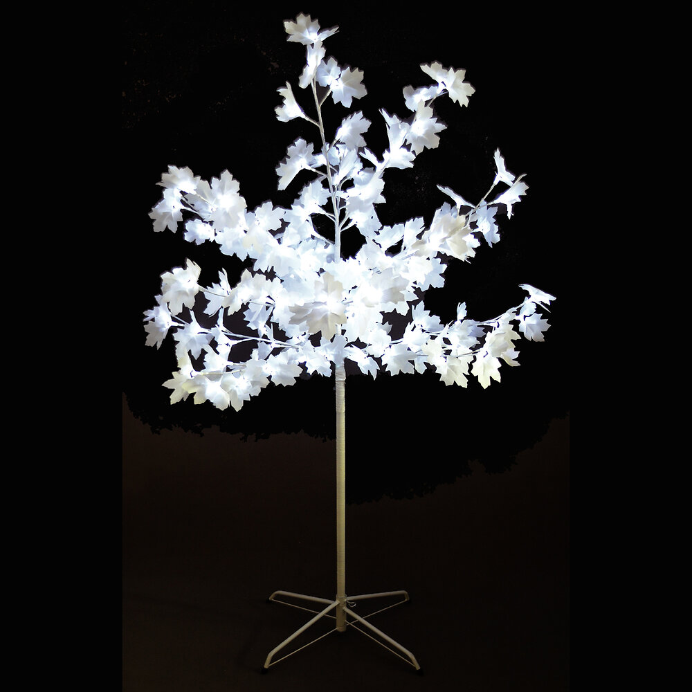 AUT MINUIT - Décoration lumineuse Arbre érable 120 Leds blanc fixe h.150cm - large