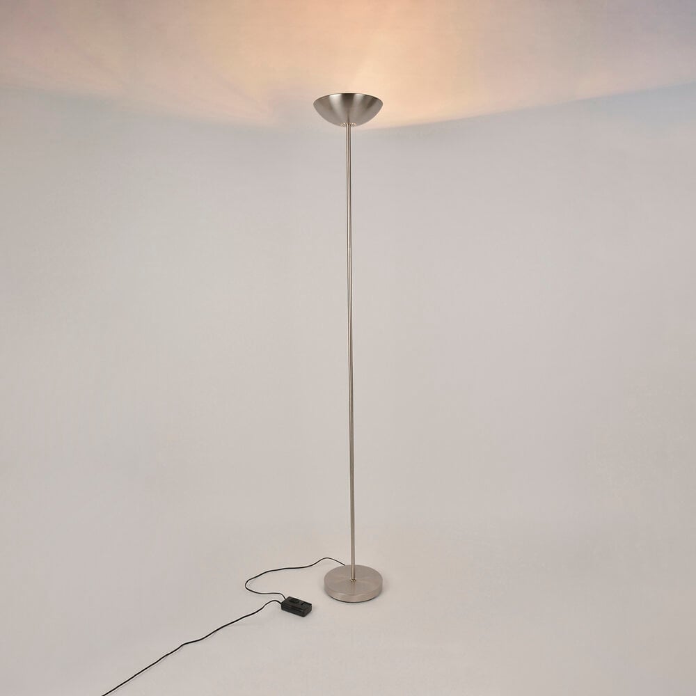 lampadaire variateur metal jack - gris - 1.8m