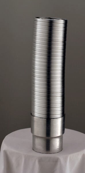 Tuyau 100mm Extensible à 1,5 m en aluminium Universel Hotte Aspirante  61003937