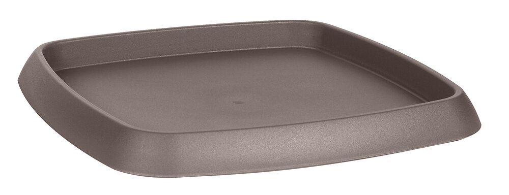 EDA - Soucoupe carrée Chorus 31.3cm taupe - large