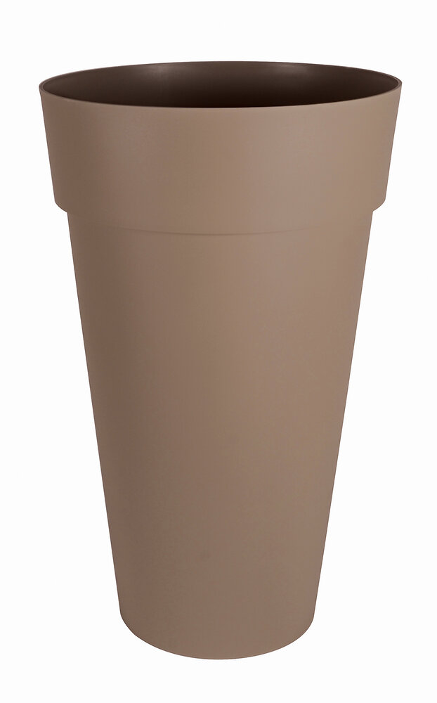 EDA - Pot de fleurs vase XXL Toscane d.48cm 90L taupe - large