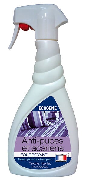 Spray poulailler anti-puce anti-poux anti-acarien 500ml, vente au