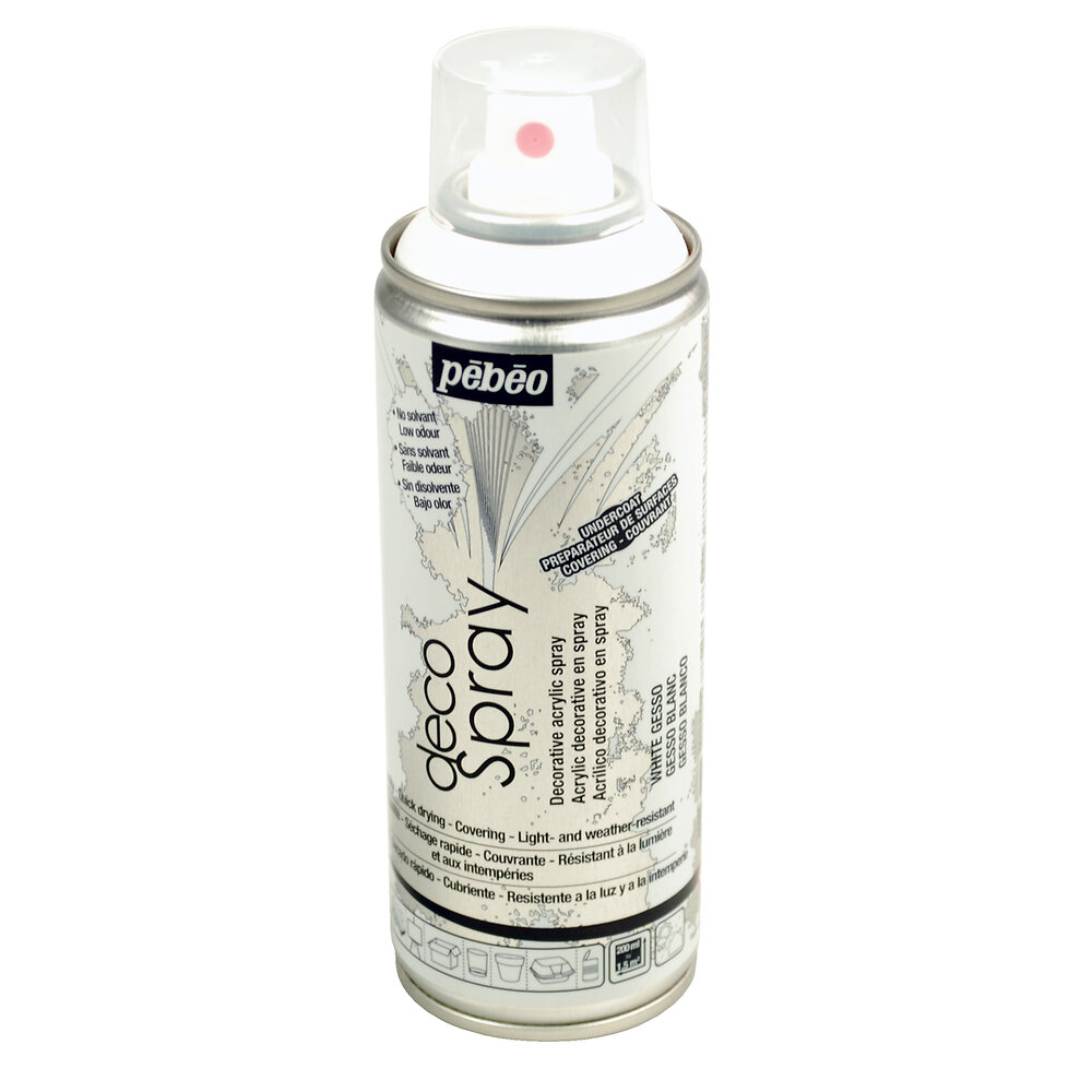 PEBEO - Decospray pebeo aerosol 200ml gesso blanc - large
