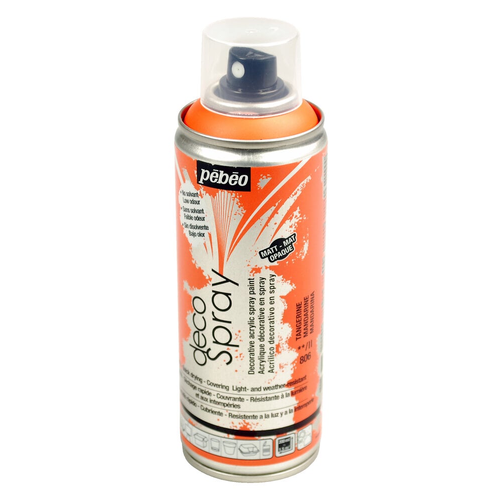 PEBEO - Decospray pebeo aerosol 200ml mandarine - large