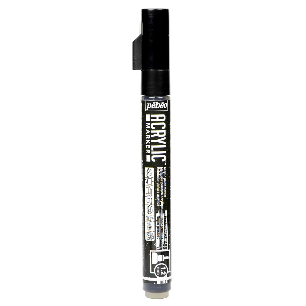 PEBEO - Acrylic marker 1.2mm noir precieux - large