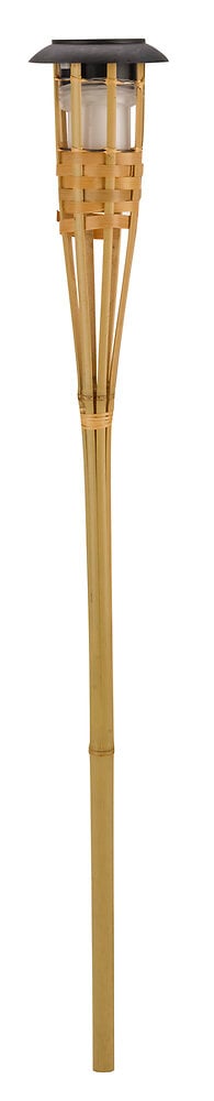 torche solaire bambou 90 cm